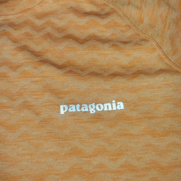 Patagonia Ridge Flow T-Shirt Cloudberry Orange Size Small - Picture 4 of 6